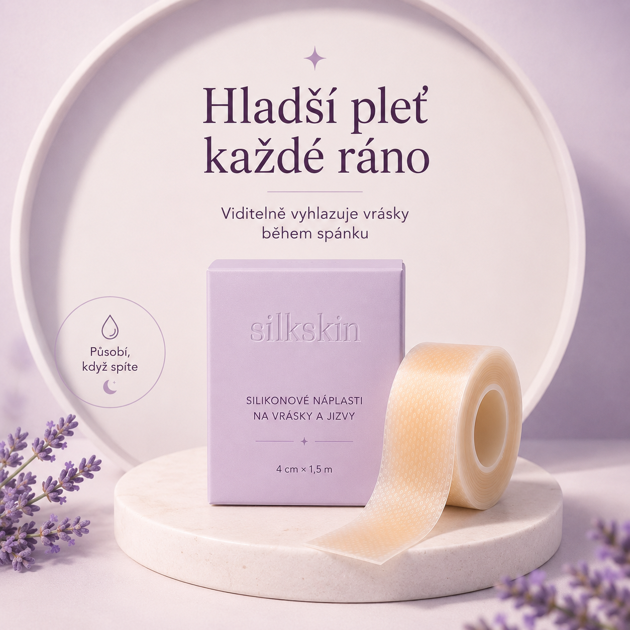 SilkSkin: Noční silikonový vyhlazovač vrásek bez jehel a skalpelů